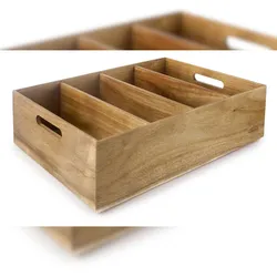LACOR Zimmerservice NORD BUFFET aus Akazie für die Gastronomie 53 x 32,5 cm GN 1/1 67951