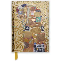 Flame Tree, Heft + Block, Gustav Klimt: Fulfilment (Foiled Journal) (A5, Blanko, Harter Einband)