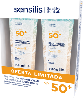 Sensilis Pack Duplo Gel Cream SPF50+