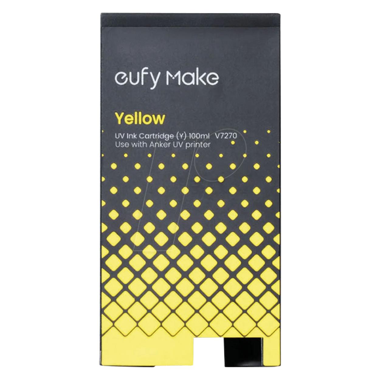 EufyMake UV-Tintenpatrone (CMYKWG) für UV-Drucker (Y) (V7270010)