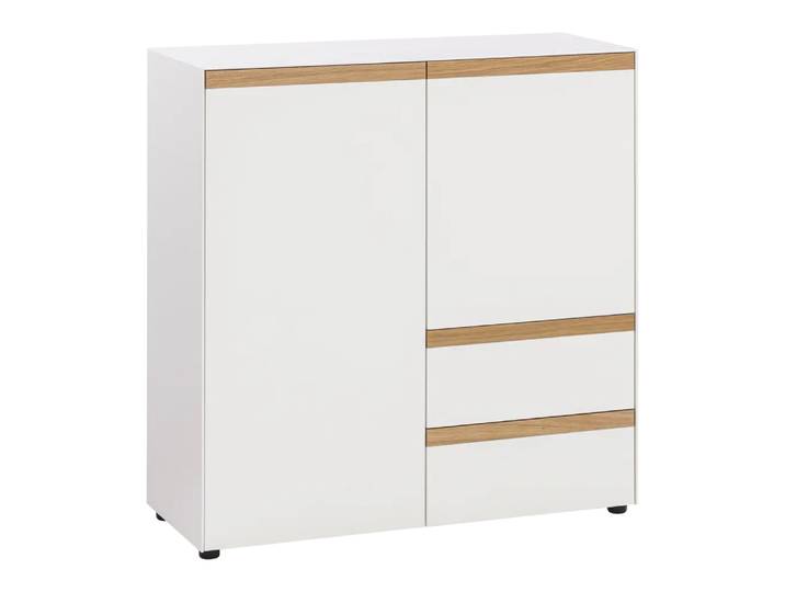 Highboard White Magic, Johann Jakob, weiss, Holzwerkstoff