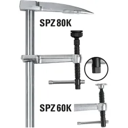 Bessey, Schraubstock + Zwinge, Sparrenzwinge SPZ SPZ60K Spann (600 mm)