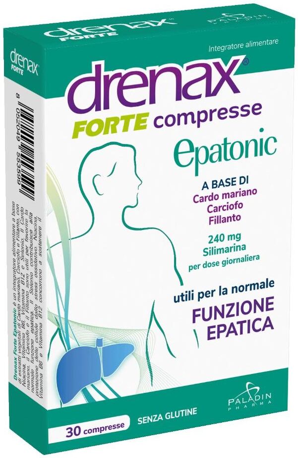 PALADIN PHARMA SpA Drenax Forte Epatonic, 30 Compresse
