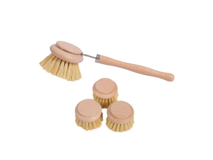 Abwaschbürste Holz 4er Set