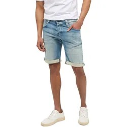Mustang Chicago Shorts aus Stretch Denim in Hellblau-W30