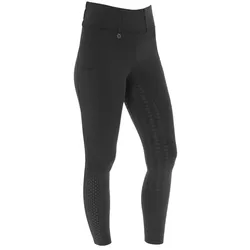 Covalliero Damen Reitleggings Riding Tights Compression black FS 2025, Größe: 32/34