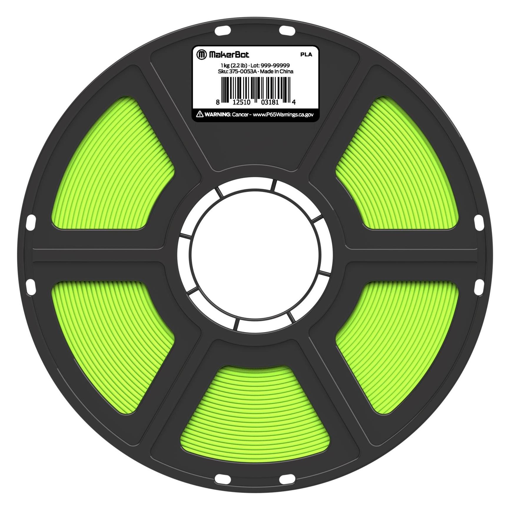 Makerbot PLA Filament-Rolle Sketch grün 1,75 mm (1000 g, 1.75 mm) (375-0053A)