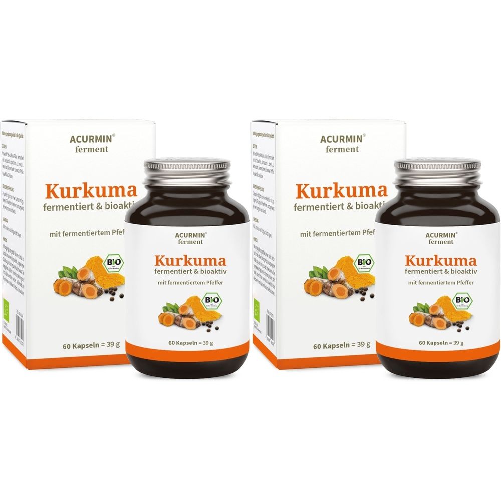 Acurmin Ferment Kurkuma PF Bio 2x 2x60 St Kapseln