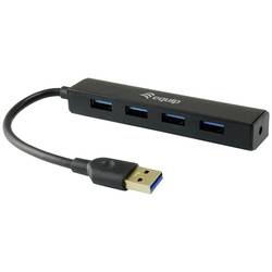 Equip 128953 USB-Hub 4 Port USB-A USB 3.0 5 GBit/s Schwarz Equip Life 4-Port USB 3.0 Hub - Hub - 4 x SuperSpeed USB 3.0