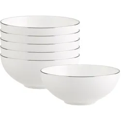 Villeroy & Boch Anmut Platinum No. 1 Dessertschalen, Schüssel + Schale, Weiss