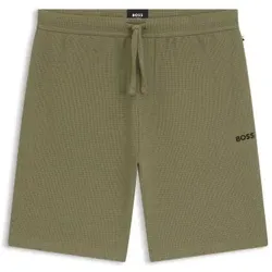 BOSS Waffle Nightwear Shorts Hellgrün Medium Herren