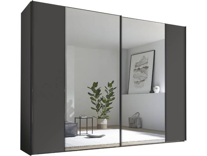 Schwebetürenschrank, Holzwerkstoff, Vulkan, 270×222×68 cm, Mit 4 Ausstattung Varianten, Modern, Staud
