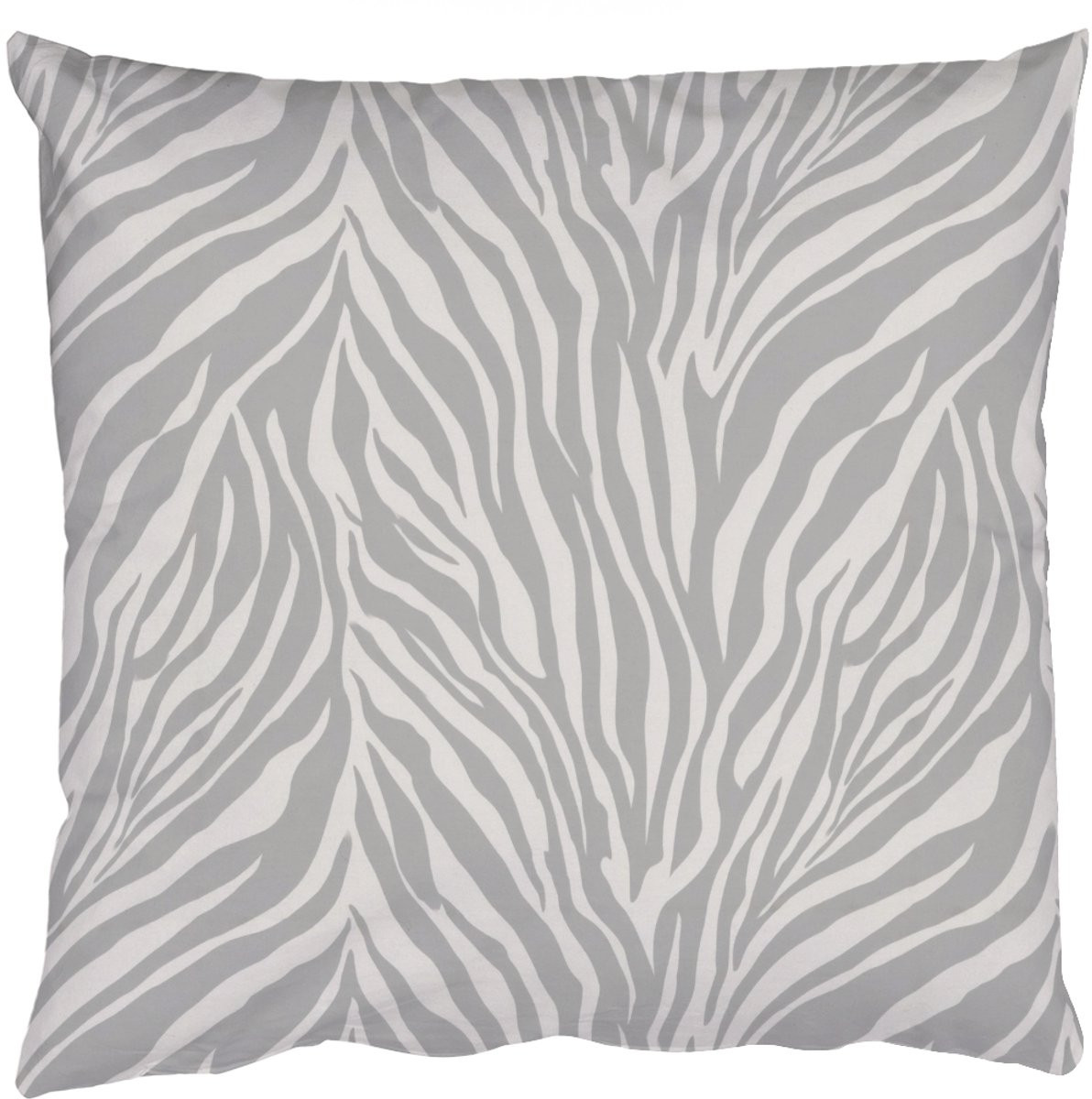 PillowMonkey Sierkussen Zebra Motief Grijs 60x60 cm
