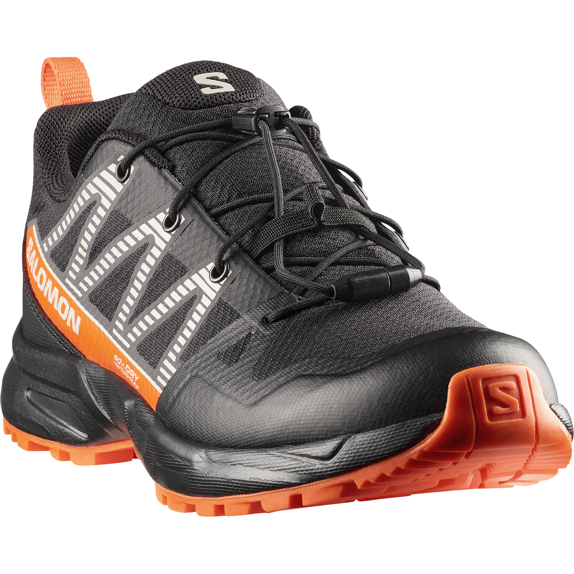 Salomon Outscape WP Kinder Zustiegsschuhe schwarz Größe 32 Trekking Wasserdicht