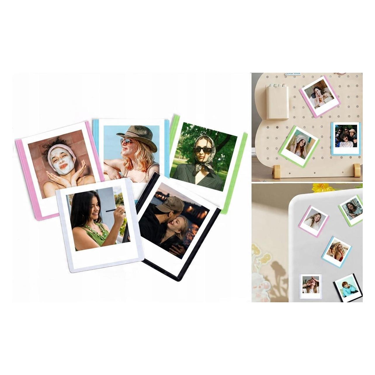 Loveinstant 5x Ramka Magnes na Lodówkę Ramki Magnetyczne Kolorowe do Zdjęć Polaroid GO / 5 kolorów (LOVEINSTANT)