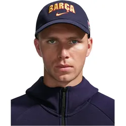 NIKE FC Barcelona Poly 6P Club Cap 2026/27 498 - blackened blue/mineral yellow M/L
