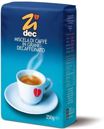 Zicaffe - Entkoffeiniert - Zidec - Kaffeebohnen - 250 G - MaxiCoffee