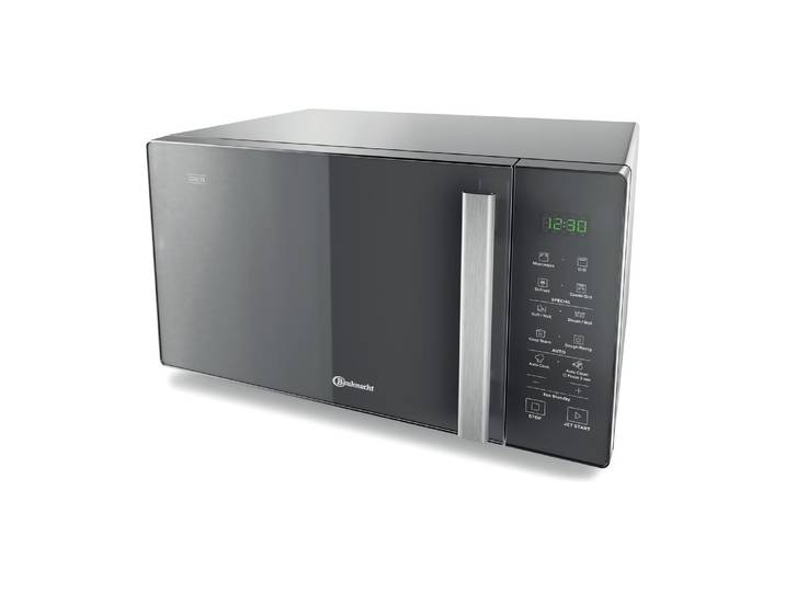 BAUKNECHT Mikrowelle mit Grill MW 254 SM Schwarz , schwarz, B:48,3cm H:28,1cm T:34cm, Mikrowellen, Mikrowelle