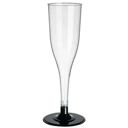 Starpak 100 Stiel-Gläser für Sekt, PS 0,1 l Ø 5 cm · 17,5 cm glasklar