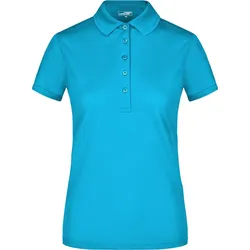 James & Nicholson Damen Active Polo JN574 turquoise L