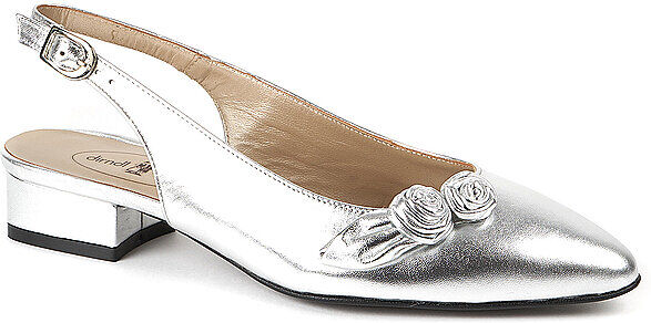 DIRNDL & BUA Trachtenschuhe - Pumps silber   37 Damen