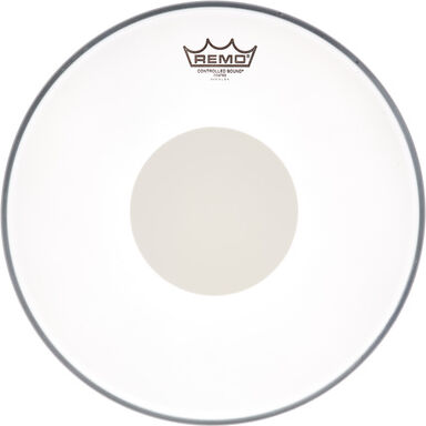 Remo "14" CS Coated White Dot Snare"