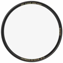 B+W CLEAR FILTER MRC nano MASTER 72mm (72 mm, Schutzfilter), Objektivfilter, Transparent
