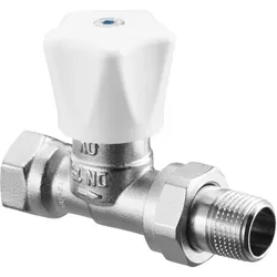 Oventrop Baureihe HRV Handregulierventil 1191603 3/8", Durchgang, Messing vernickelt