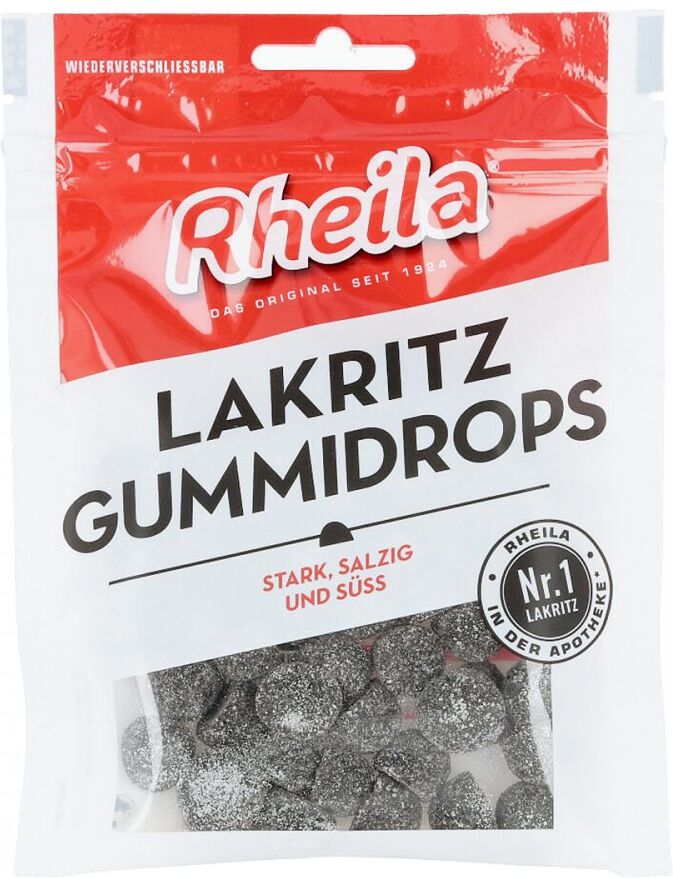 Rheila Lakritz Gummidrops mit Zucker