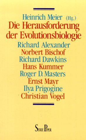 Heinrich Meier - Die Herausforderung der Evolutionsbiologie - Preis vom 09.10.2026 07:28:09 h