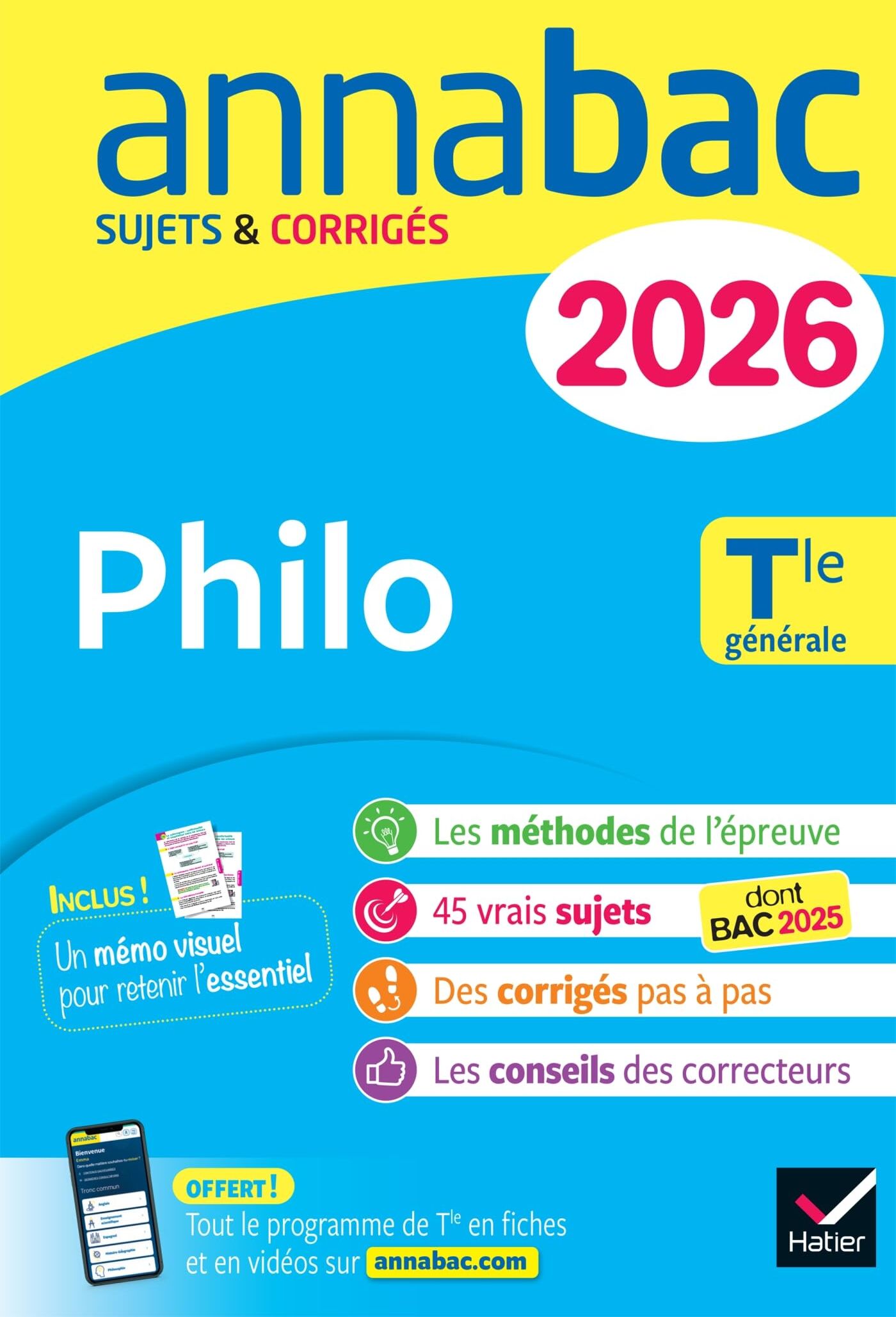 Fabien Lamouche - Philo terminale générale : sujets corrigés & méthodes de l'épreuve de philo : 2026 - Preis vom 16.10.2026 11:41:07 h