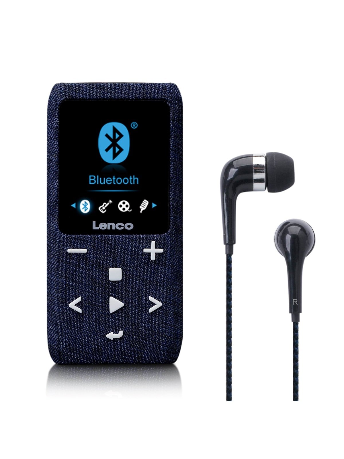 Lenco Xemio-861BK - MP3/MP4 Player with Bluetooth 8GB Micro SD Card - Black - 8 GB