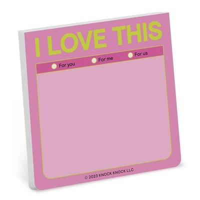 Knock Knock I Love This Sticky Note (Pastel), von Knock Knock, Workman, 978-1-68349-427-0