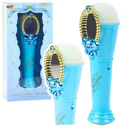 Zauberspiegel mit Mikrofon USB MP3 Lichter Sounds Blau