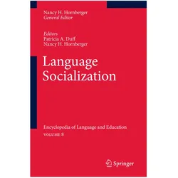 Language Socialization, Fachbücher von Nancy H. Hornberger, Patricia A. Duff
