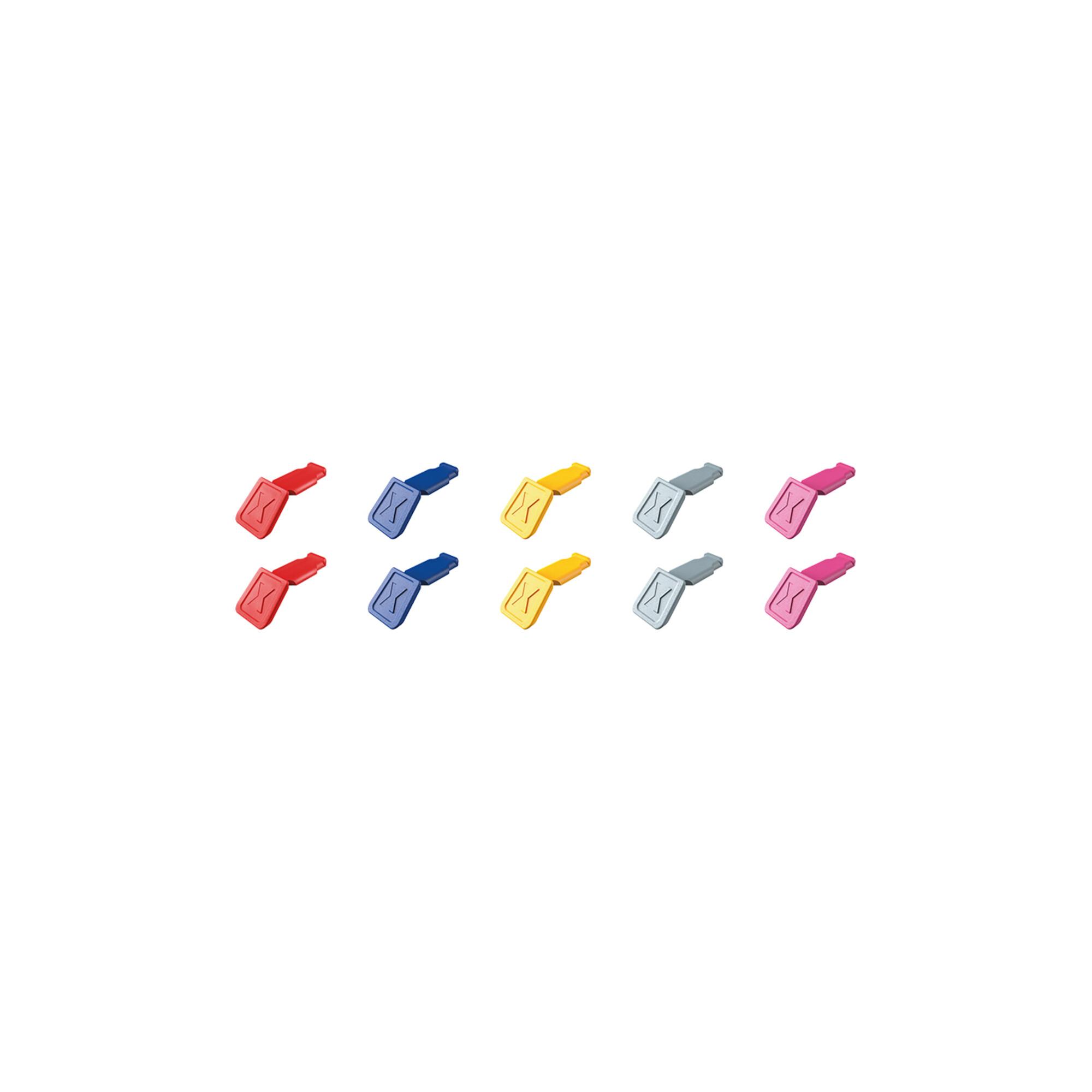 KNIPEX 00 61 10 C V01 ColorCode Clips Farbmischung 1 (10 Stück) )