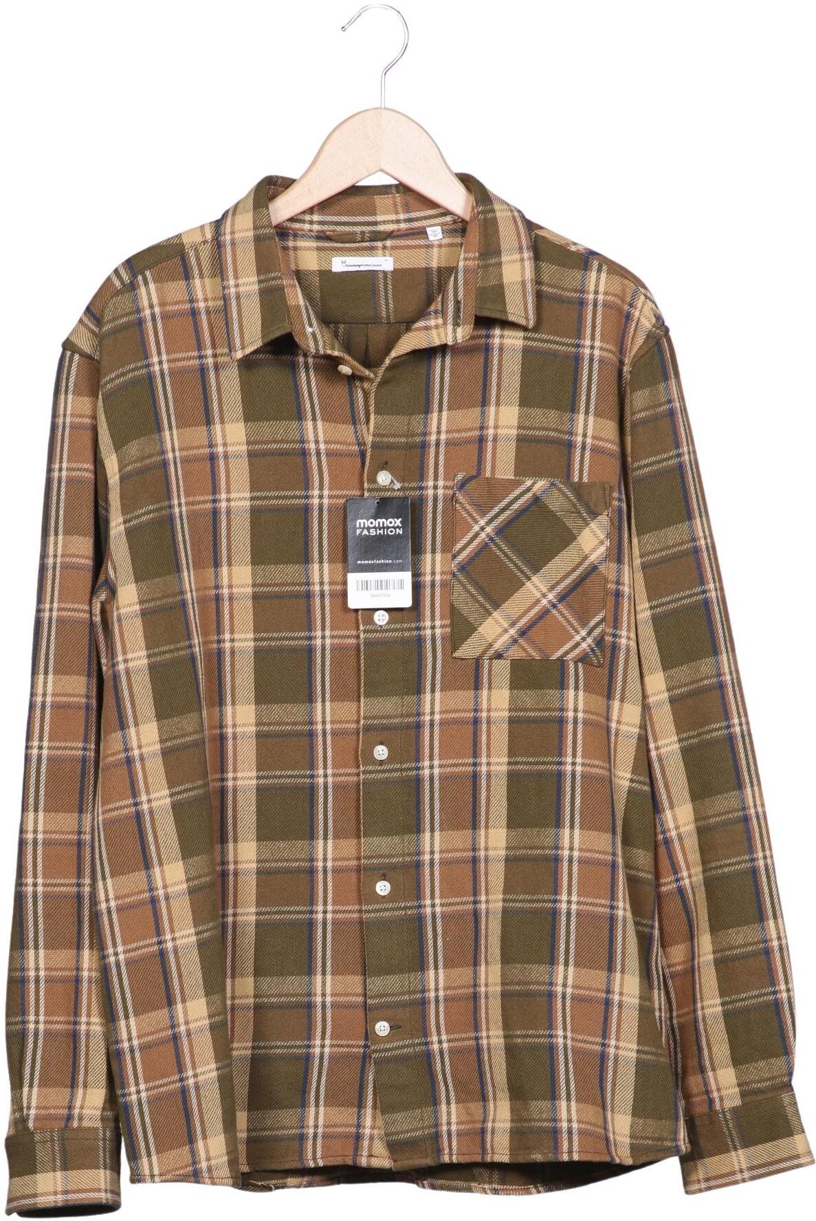 Knowledge Cotton Apparel Herren Hemd, Mehrfarbig, Gr. XL, Baumwolle - Second Hand