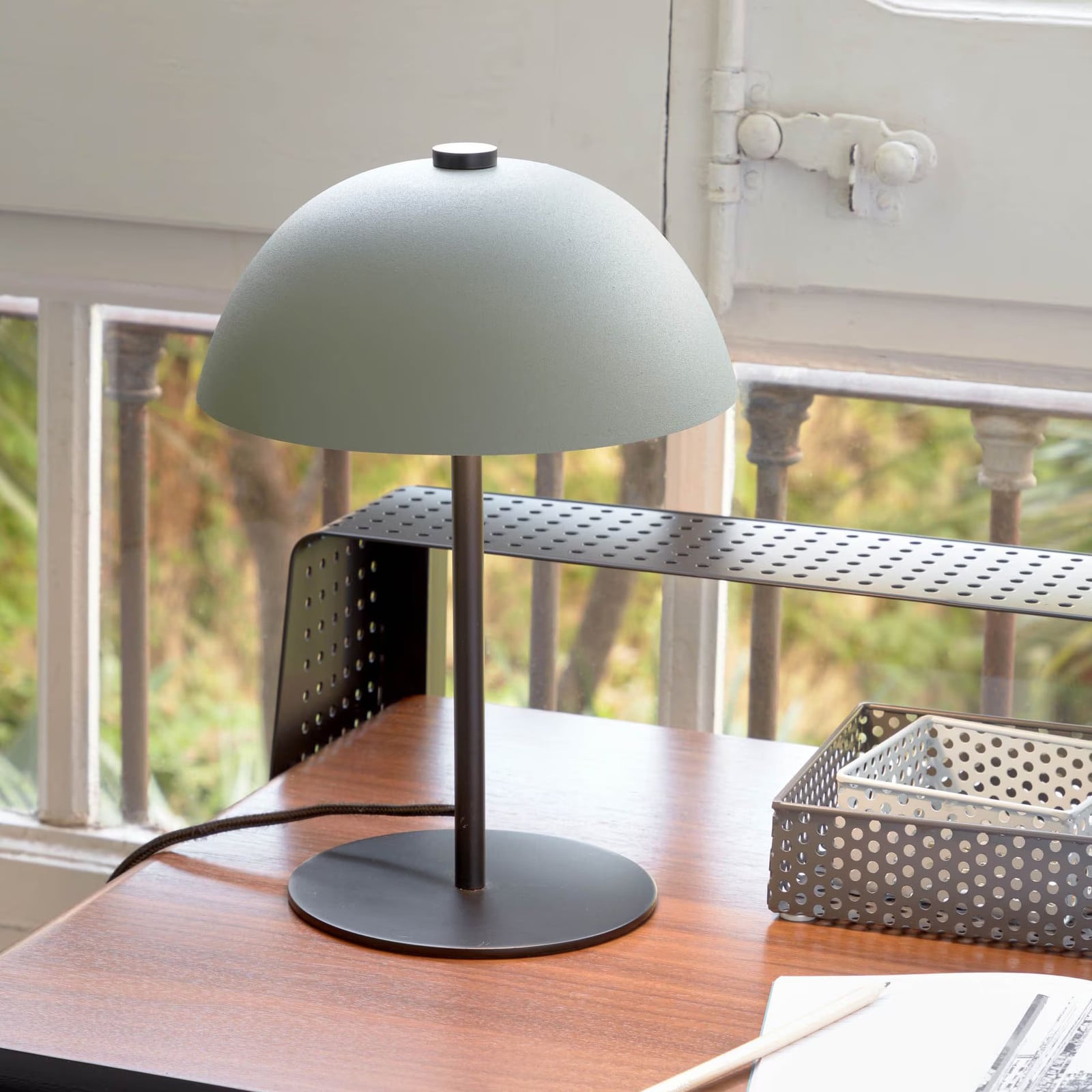 Kave Home Tafellamp Aleyla Groen met LED-verlichting