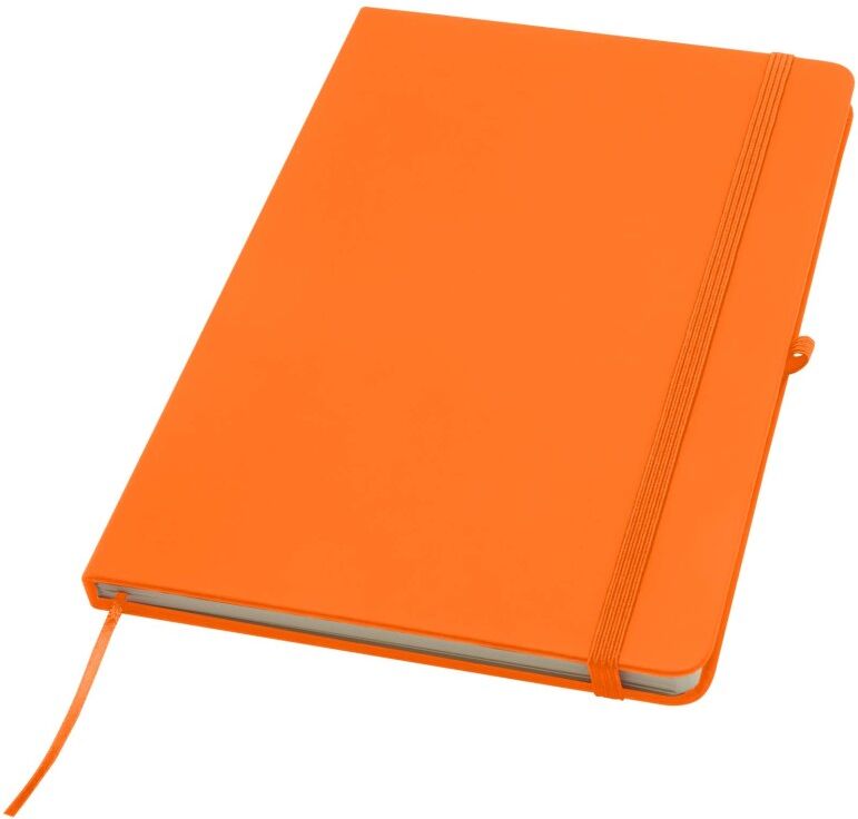 Carnet à couverture rigide personnalisable A5 Spectrum Plus orange