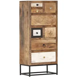 vidaXL Highboard mit Schubladen 45x30x105 cm Altholz Massiv