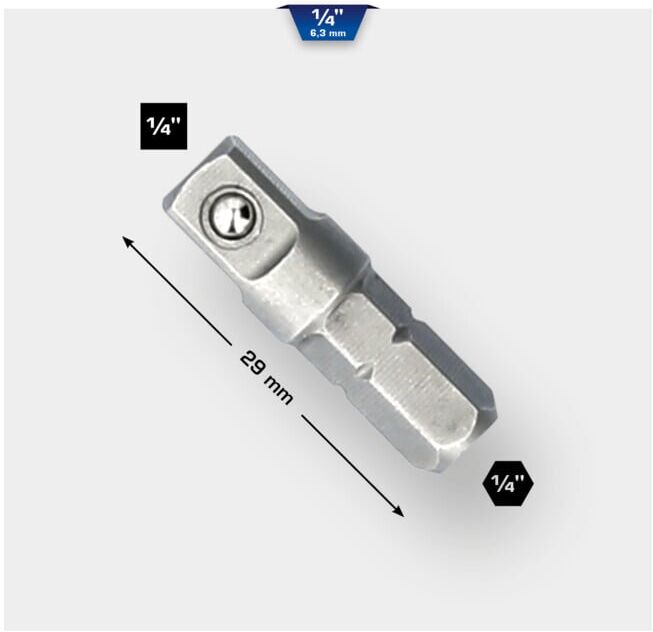Brilliant Tools Adaptateur 1/4