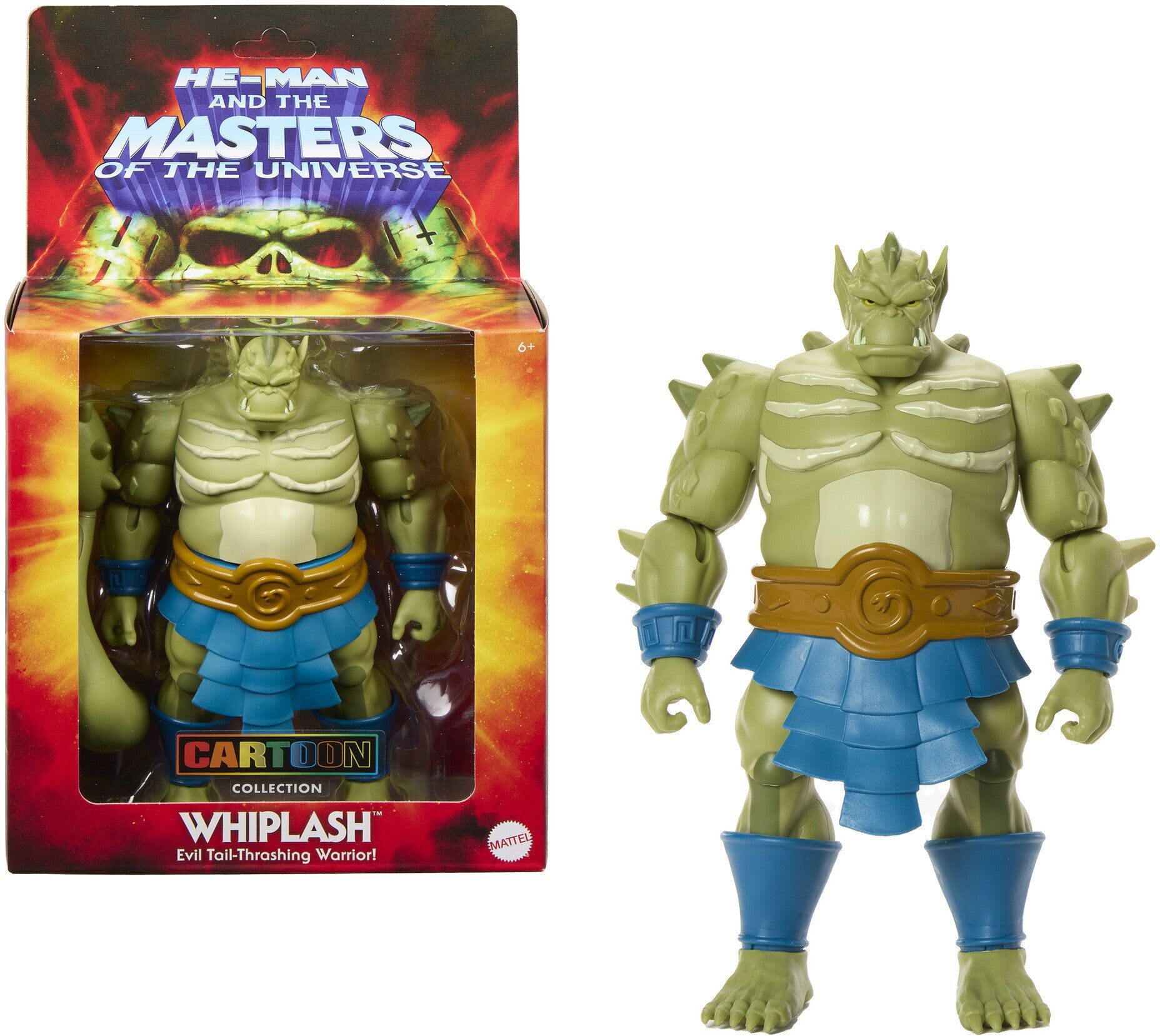 Mattel Masters of the Universe Origins Deluxe Whiplash 200X Figure - Oversized - Blue - Ages 6 and Up