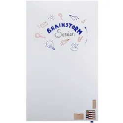 Legamaster Aktion: Whiteboard »Wall-Up« emailliert, 119,5 x 200 cm inkl. GRATIS 4 Boardmark weiß