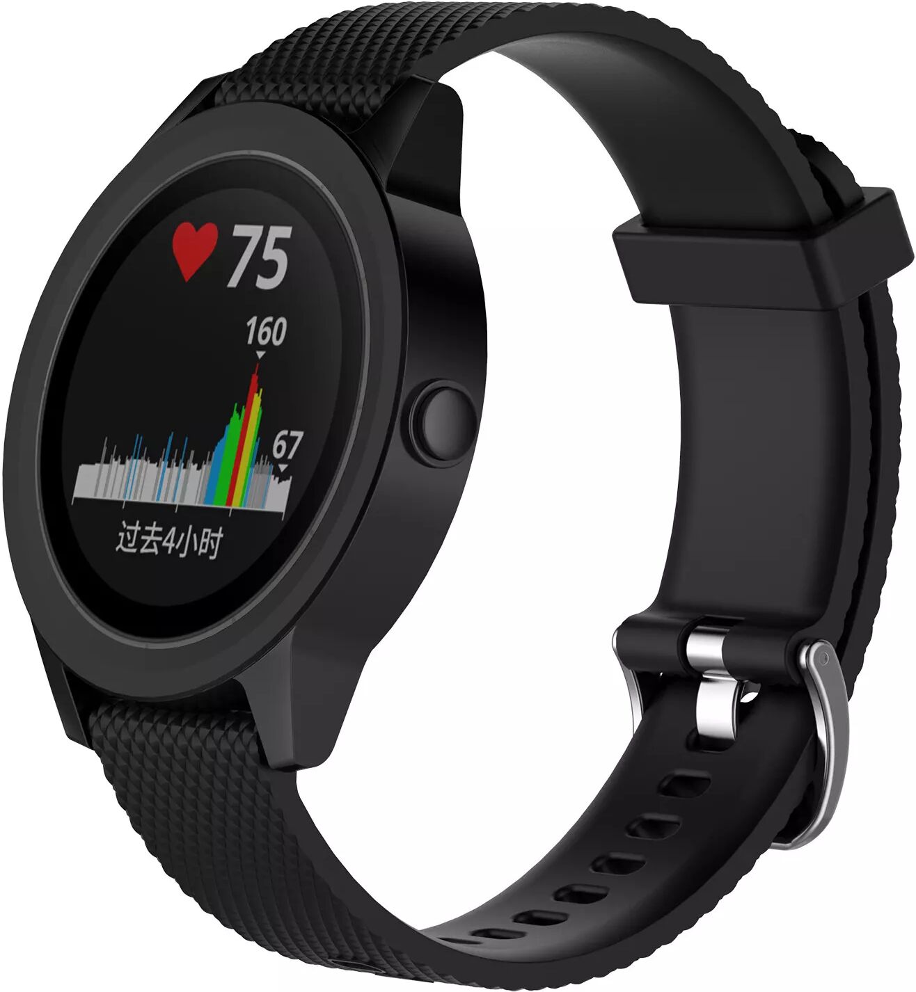 INF Garmin Forerunner 245/245M Armband Silikon Schwarz