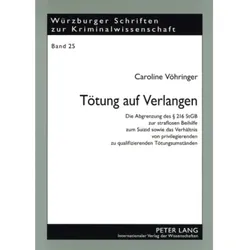 Tötung auf Verlangen, Fachbücher von Caroline Vöhringer