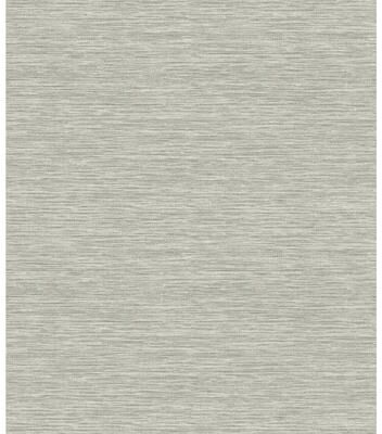 York Wallcoverings Challis Woven Grey Wallpaper