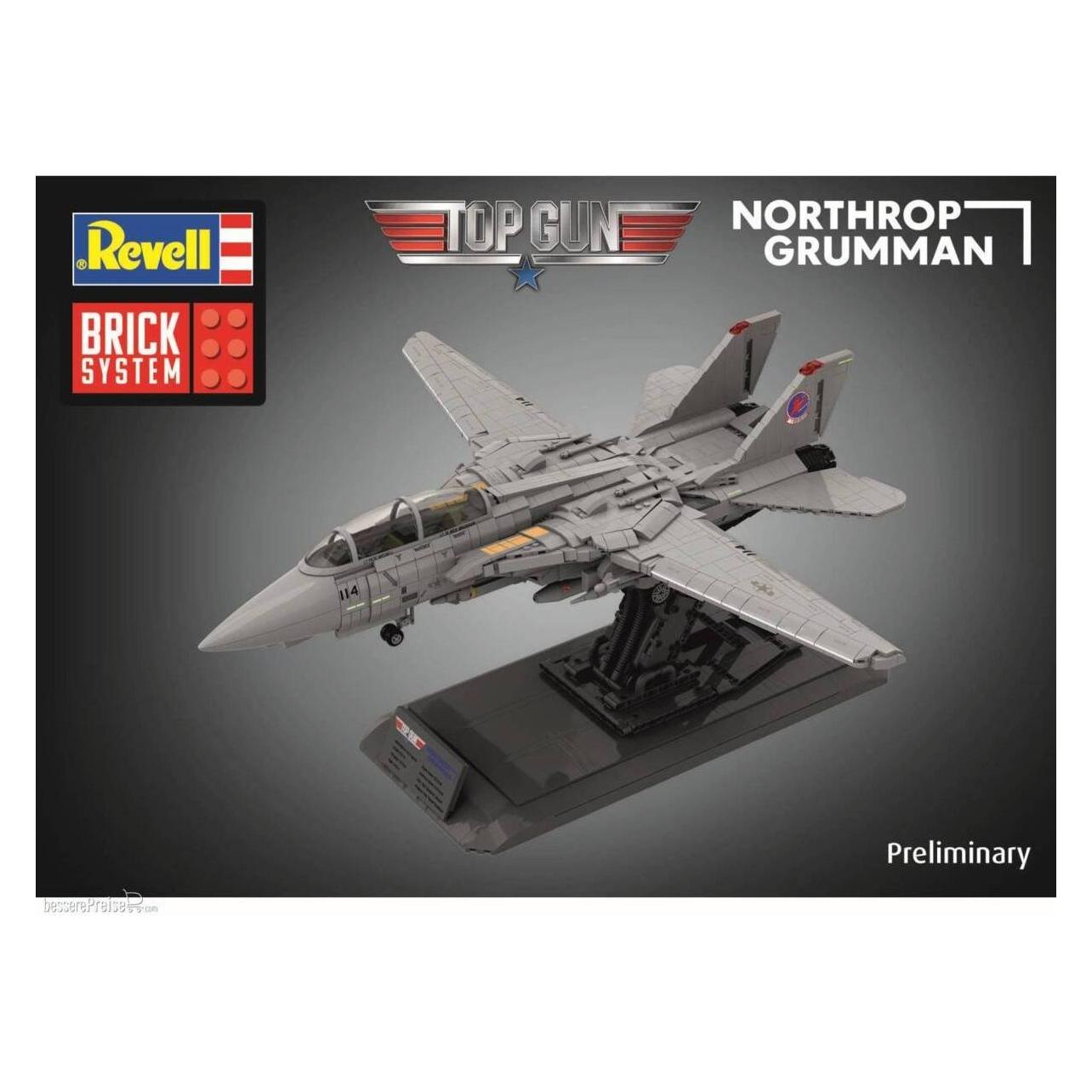 Revell Maverick s F-14A Tomcat Top Gun - Brick System (00963)