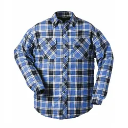 Thermohemd "ONTARIO" kariert - M - Blau