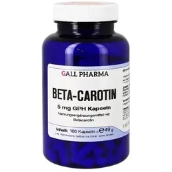 BETA CAROTIN 5 mg Kapseln 180 St