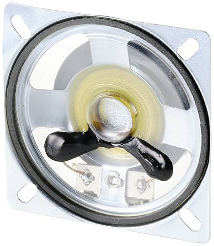 TRU COMPONENTS Kleinlautsprecher 6.6cm 5W 8Ω 92 dB Kunststoff-Membran, Transparente Membran